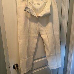 Alexander McQueen Elegant Cream Trousers